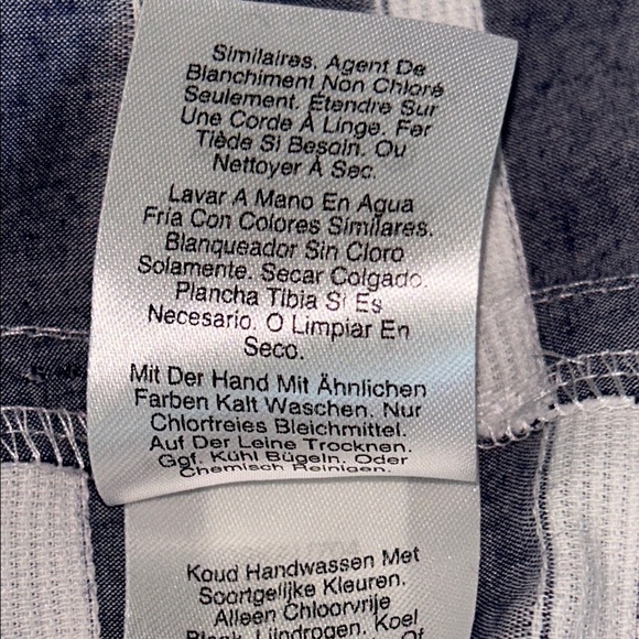 Donna Karan Navy and White Striped Blouse - Picture 10 of 12